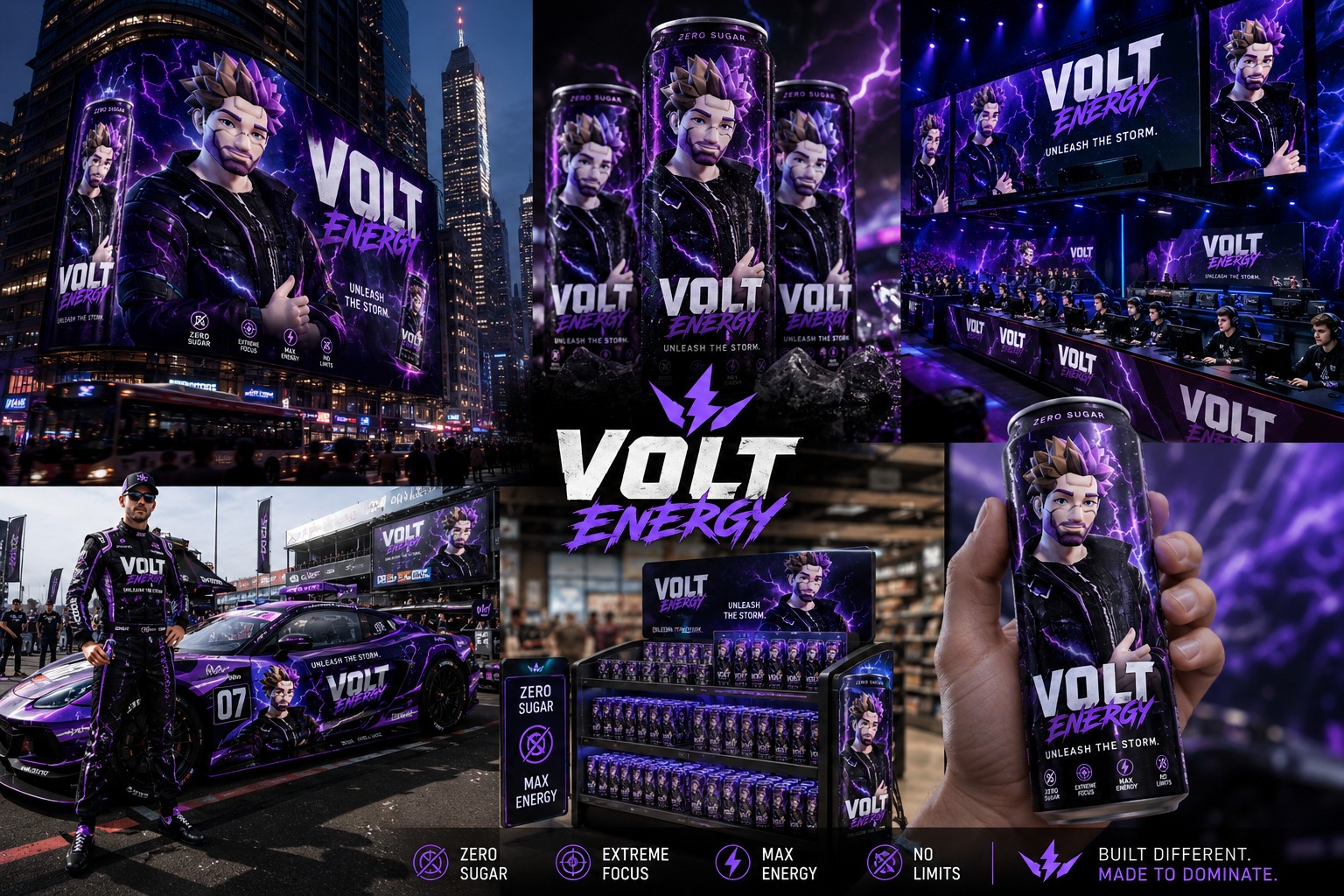 Volt energy brand campaign